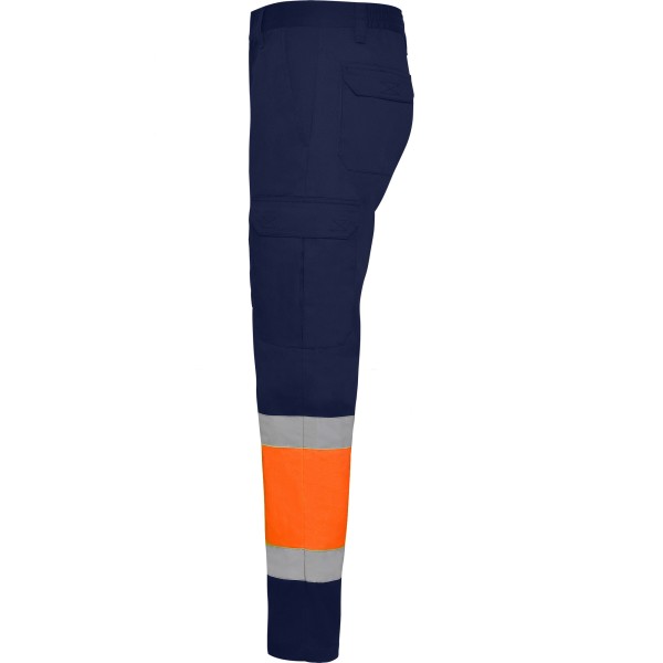 Roly Παντελόνι Εργασίας Soan Navy Blue / Fluor Orange - Image 3