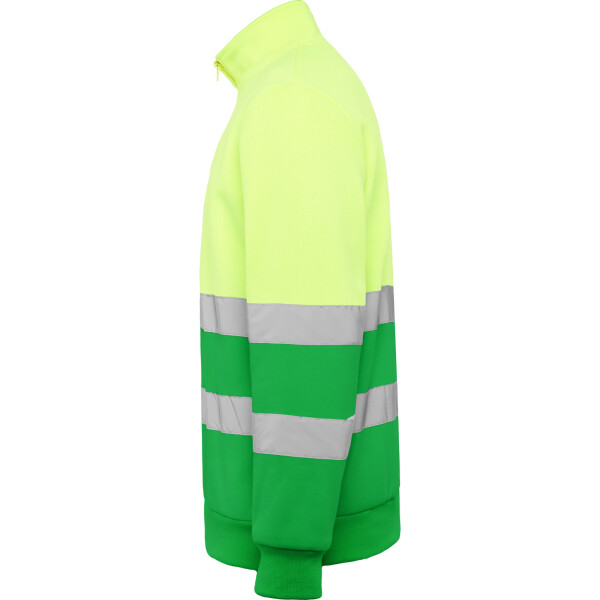 Roly Πουλόβερ Εργασίας Spica Garden Green / Fluor Yellow - Image 3