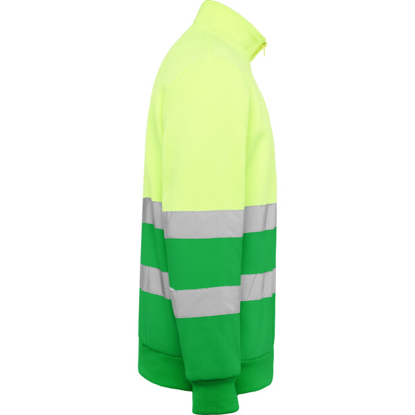Roly Πουλόβερ Εργασίας Spica Garden Green / Fluor Yellow - Image 4