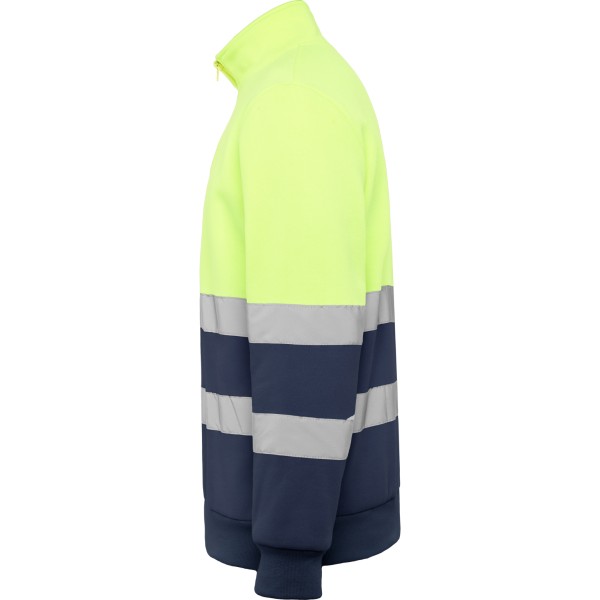 Roly Πουλόβερ Εργασίας Spica Navy Blue / Fluor Yellow - Image 3