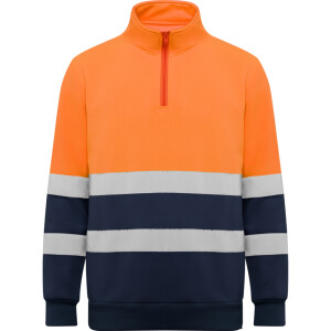 Roly Πουλόβερ Εργασίας Spica Navy Blue / Fluor Orange