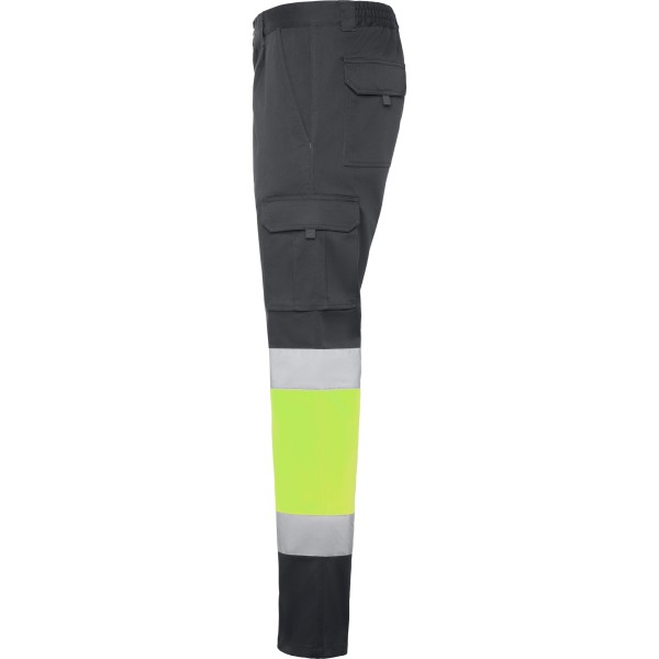 Roly Παντελόνι Εργασίας Stretch HV Lead / Fluor Yellow - Image 3