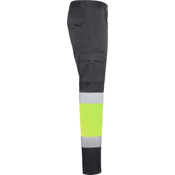 Roly Παντελόνι Εργασίας Stretch HV Lead / Fluor Yellow - Image 4