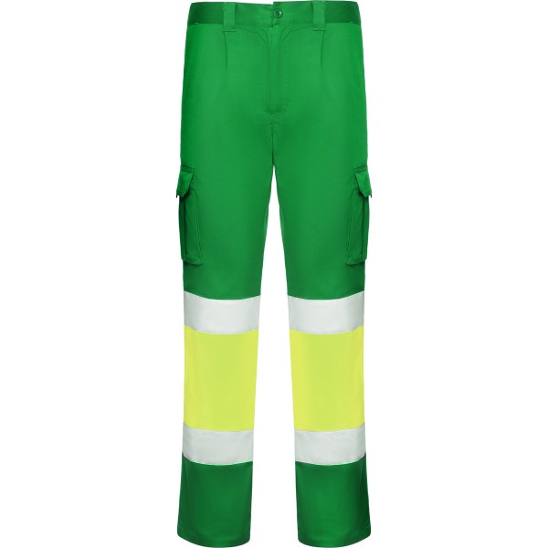 Roly Παντελόνι Εργασίας Stretch HV Garden Green / Fluor Yellow