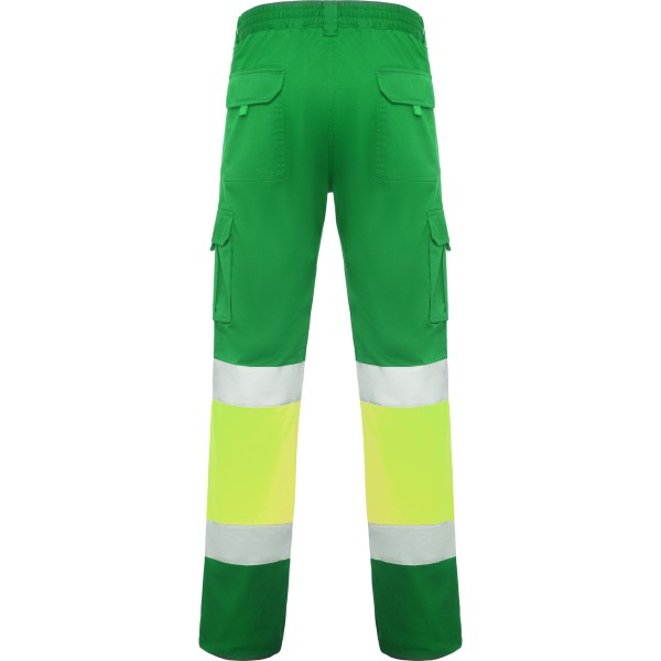 Roly Παντελόνι Εργασίας Stretch HV Garden Green / Fluor Yellow - Image 2
