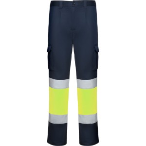 Roly Παντελόνι Εργασίας Stretch HV Navy Blue / Fluor Yellow