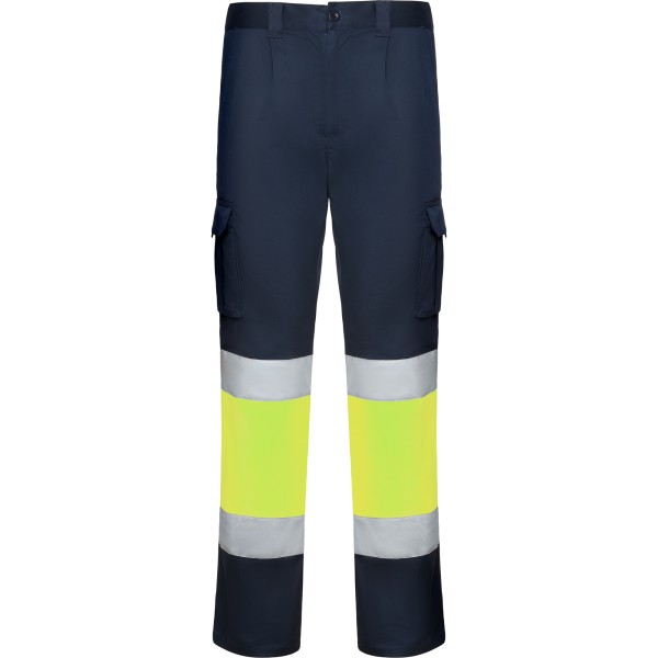 Roly Παντελόνι Εργασίας Stretch HV Navy Blue / Fluor Yellow