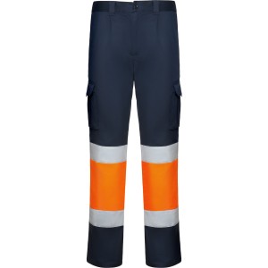 Roly Παντελόνι Εργασίας Stretch HV Navy Blue / Fluor Orange