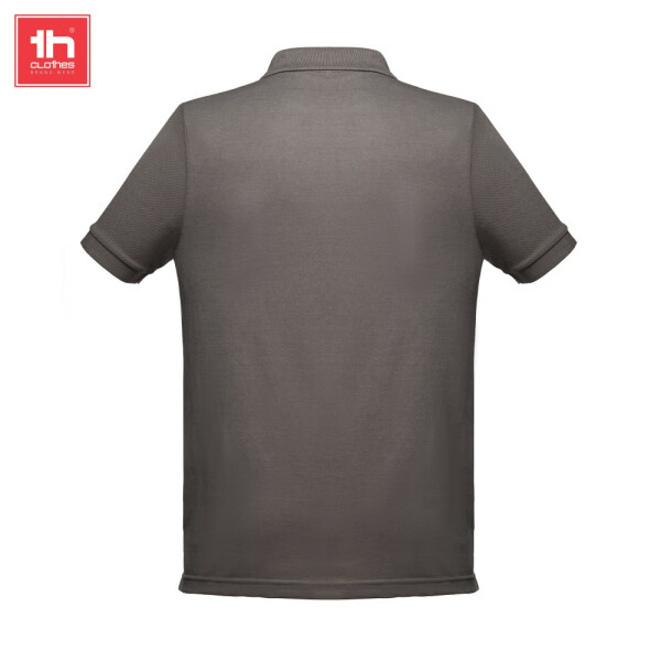 TH Clothes Κοντομάνικο Polo Εργασίας Berlin Grey - Image 3