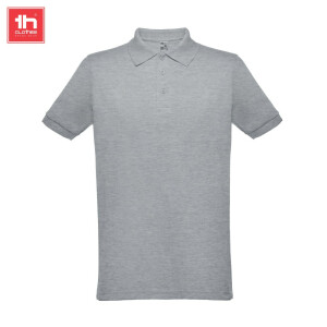 TH Clothes Κοντομάνικο Polo Εργασίας Berlin Grey Melange