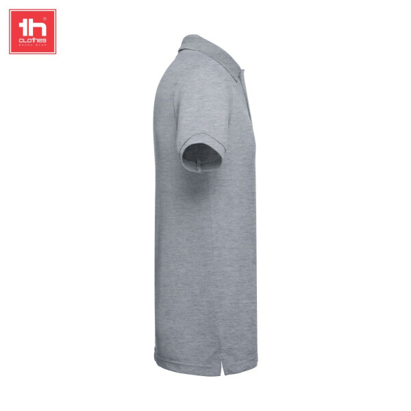 TH Clothes Κοντομάνικο Polo Εργασίας Berlin Grey Melange - Image 2