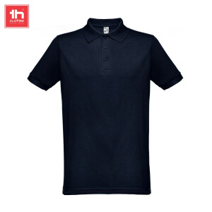 TH Clothes Κοντομάνικο Polo Εργασίας Berlin Navy Blue