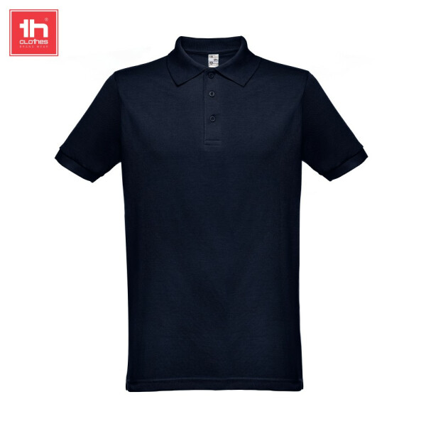 TH Clothes Κοντομάνικο Polo Εργασίας Berlin Navy Blue