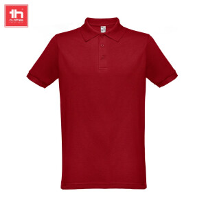 TH Clothes Κοντομάνικο Polo Εργασίας Berlin Burgundy