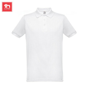 TH Clothes Κοντομάνικο Polo Εργασίας Berlin White