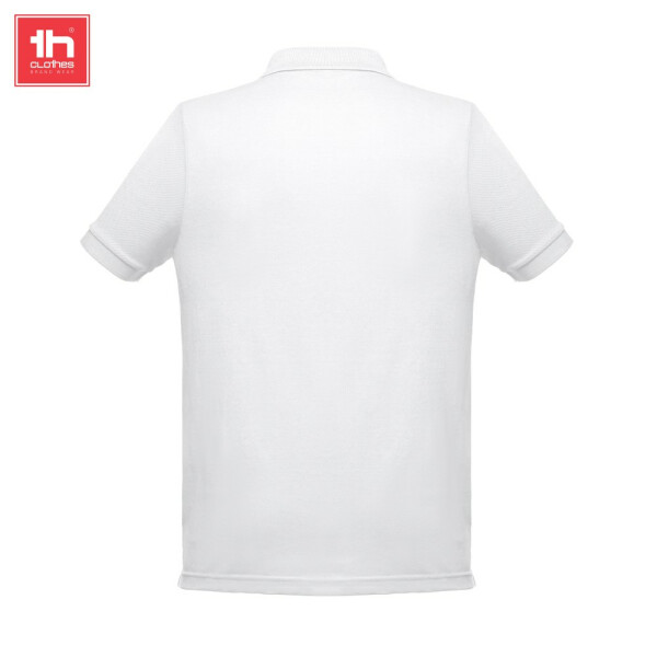 TH Clothes Κοντομάνικο Polo Εργασίας Berlin White - Image 3