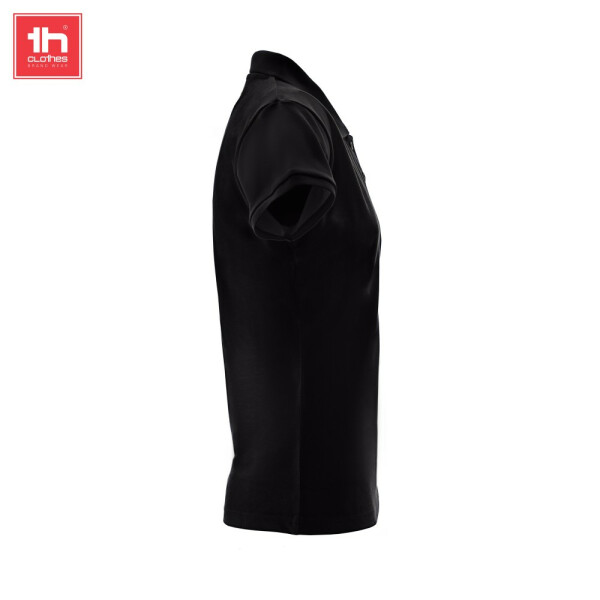 TH Clothes Κοντομάνικο Polo Εργασίας Berlin Women Black - Image 2