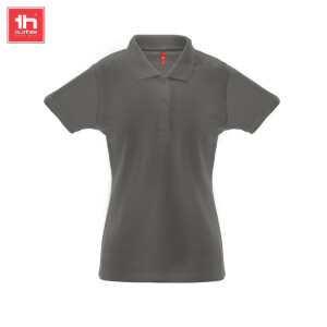 TH Clothes Κοντομάνικο Polo Εργασίας Berlin Women Grey
