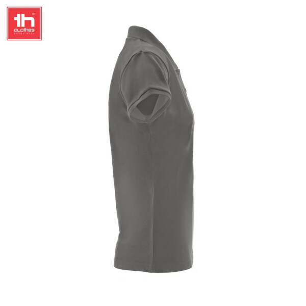 TH Clothes Κοντομάνικο Polo Εργασίας Berlin Women Grey - Image 2