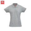 TH Clothes Κοντομάνικο Polo Εργασίας Berlin Women Grey Melange
