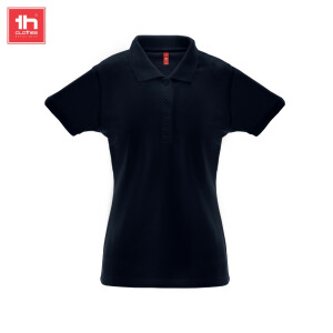 TH Clothes Κοντομάνικο Polo Εργασίας Berlin Women Navy Blue