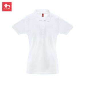 TH Clothes Κοντομάνικο Polo Εργασίας Berlin Women White