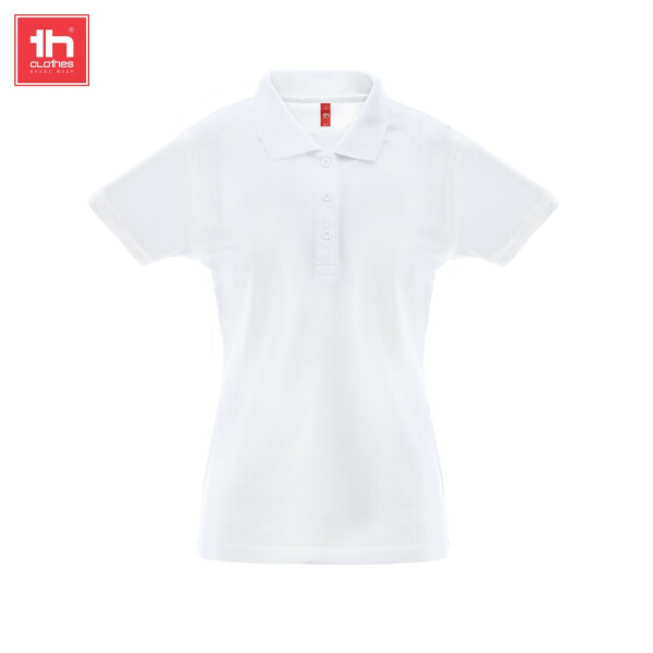 TH Clothes Κοντομάνικο Polo Εργασίας Berlin Women White