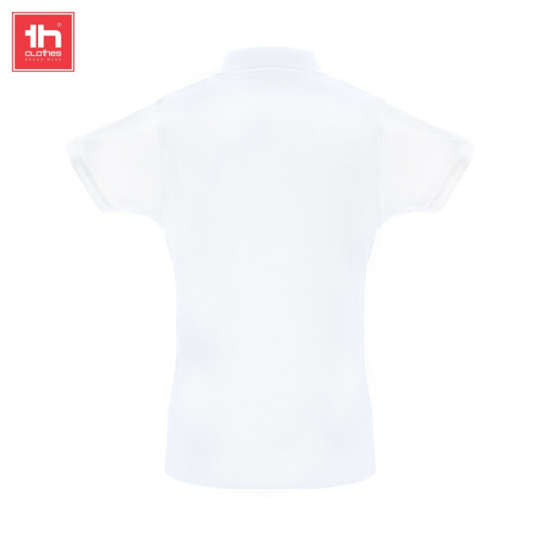 TH Clothes Κοντομάνικο Polo Εργασίας Berlin Women White - Image 3
