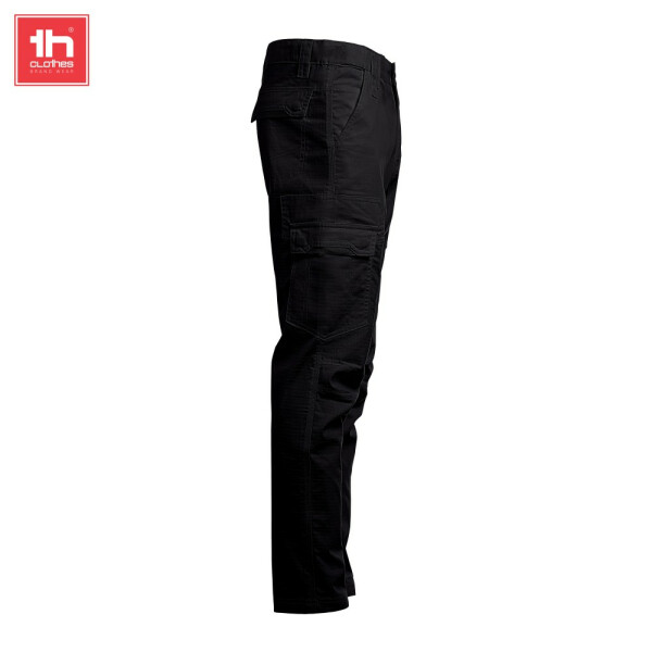 TH Clothes Παντελόνι Εργασίας Cargo Black - Image 2