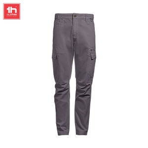 TH Clothes Παντελόνι Εργασίας Cargo Grey