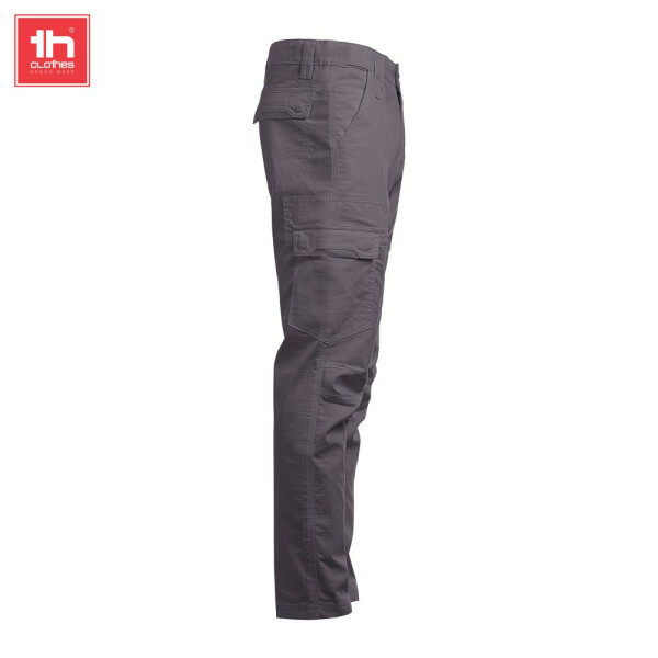 TH Clothes Παντελόνι Εργασίας Cargo Grey - Image 2