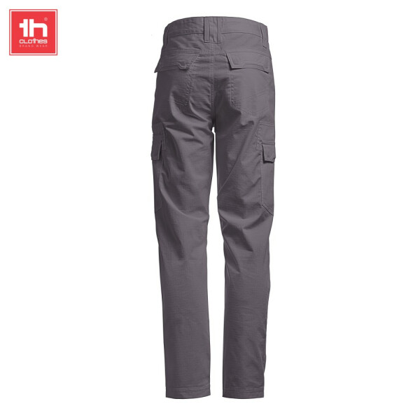 TH Clothes Παντελόνι Εργασίας Cargo Grey - Image 3