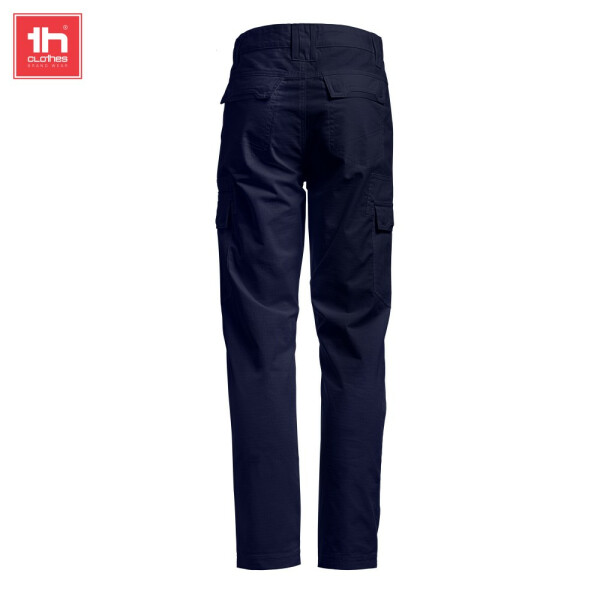 TH Clothes Παντελόνι Εργασίας Cargo Navy Blue - Image 3