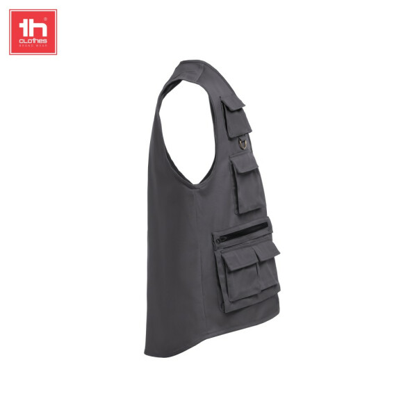 TH Clothes Γιλέκο Εργασίας Pixel Dark Grey - Image 2