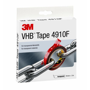 3M™ VHB™ Tape 4910F Διάφανη 19mm x 3m, 1.0mm