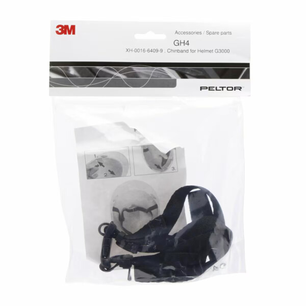3M™ Ανταλλακτικός G3000 Ιμάντας Σαγονιού Κράνους GH4, 3 Σημείων - Image 2