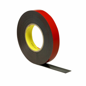 3M™ Acrylic Plus Tape PT1100 Μαύρη, 1.14mm, 6mm x 20m