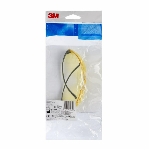 3M™ SecureFit™ Γυαλιά Προστασίας, Αντιχαρακτικοί / Αντιθαμβωτικοί, Κίτρινοι Φακοί, SF403AF-EU - Image 3