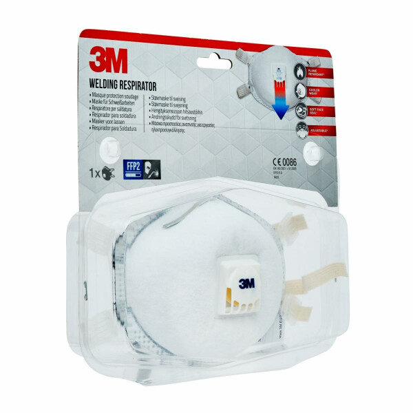 3M™ Μάσκα Προστασίας Αναπνοής για Εργασίες Ηλεκτροσυγκόλλησης 9928, FFP2, βαλβίδα - Image 3