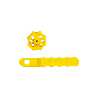 Brady Extra Secure Spin Lockout without Cable Yellow