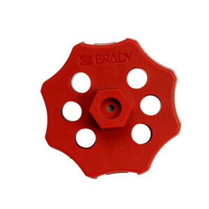 Brady Double Hex Spin Lockout without Cable Red