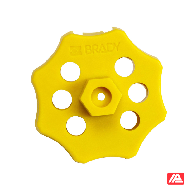 Brady Double Hex Spin Lockout without Cable Yellow