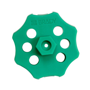 Brady Double Hex Spin Lockout without Cable Green