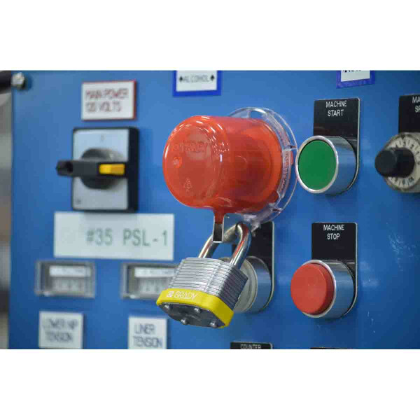Brady Push Button Lockout Red - Image 3