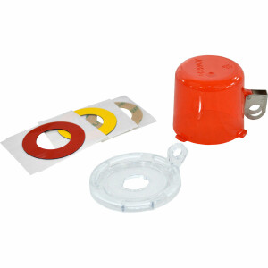 Brady Push Button Lockout Red