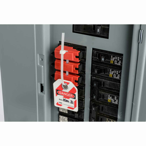 Brady TAGLOCK 120V Holed Tongue Breaker Lockout - Image 3