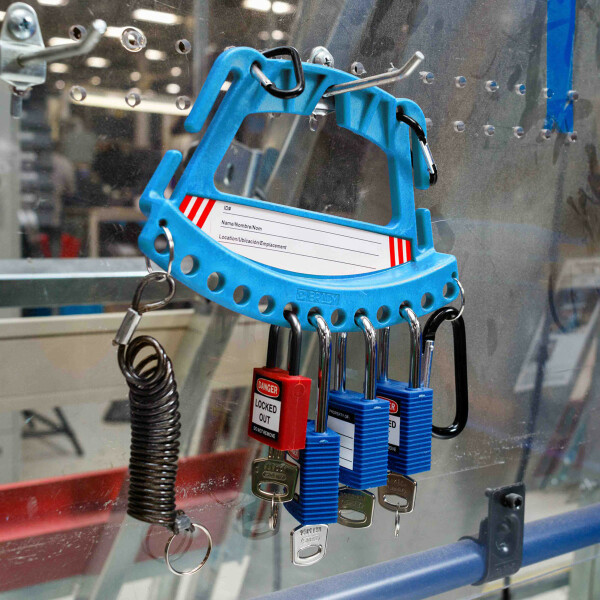Brady Safety Lock and Tag Carrier Blue - Image 2