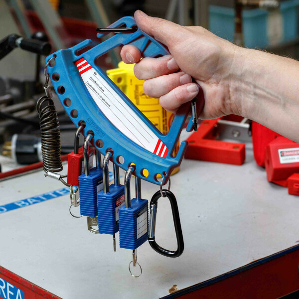 Brady Safety Lock and Tag Carrier Blue - Image 3