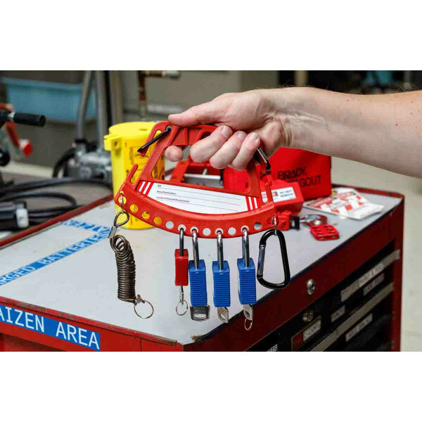 Brady Safety Lock and Tag Carrier Red - Image 3