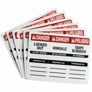 Brady Labels For SafeKey Compact Lockout Padlocks